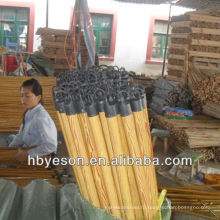 Деревянное зерно pvc покрытие деревянная метла палка 2.2 * 120cm